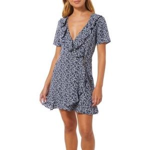 Floral wrap dress NWT